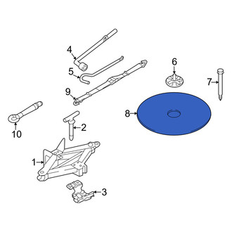 Mazda OE - Spare Tire Insulator
