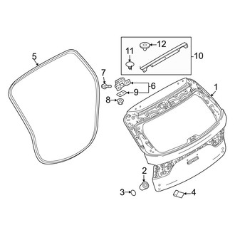 Mazda OE - Lift Gate - Gate & Hardware