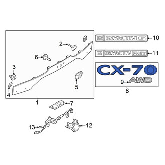 Mazda OE - Rear Hatch Emblem