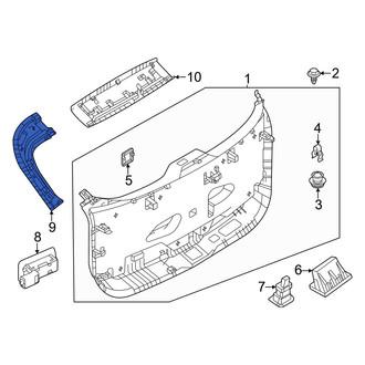 Mazda OE - Rear Right Liftgate Trim