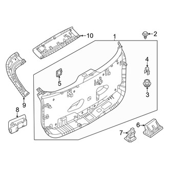 Mazda OE - Lift Gate - Interior Trim
