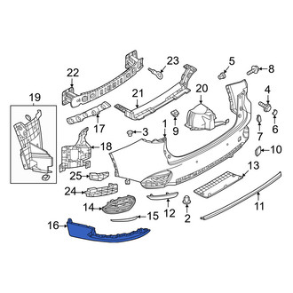 Mazda OE - Rear Bumper Trim