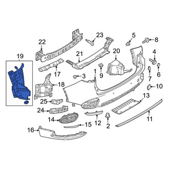 Mazda OE - Rear Left Bumper Splash Shield