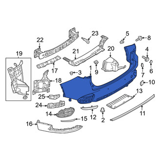 Mazda OE - Rear Bumper Cover
