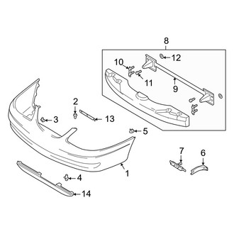 Mazda OE - Front Bumper - Bumper & Components