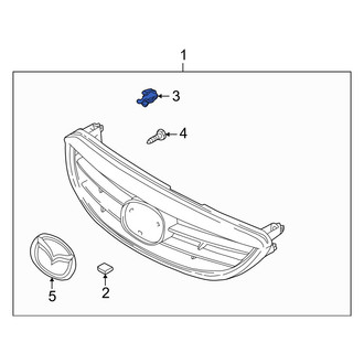 Mazda OE - Grille Emblem Clip
