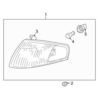 Mazda OE - Front Lamps - Park & Signal Lamps