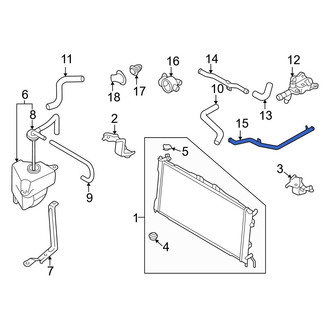 Mazda OE - Engine Coolant Bypass Hose