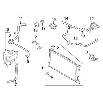 Mazda OE - Cooling - Radiator & Components (LX 2.0L)