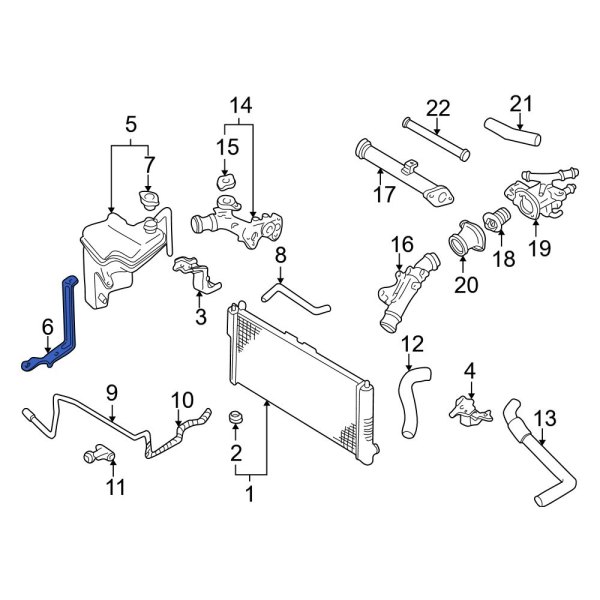 Engine Coolant Reservoir Bracket