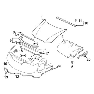 Mazda OE - Hood & Components