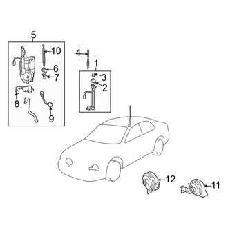 Mazda OE - Electrical - Antenna (Manual)
