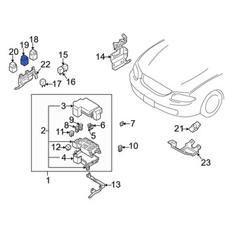 Mazda OE - Window Defroster Relay