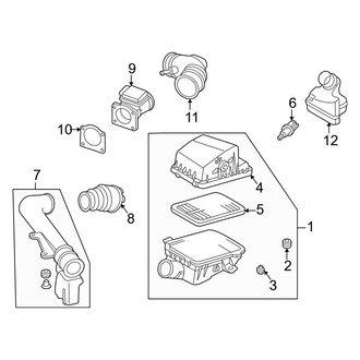 Mazda OE - Engine / Transaxle - Air Intake (2.0L)