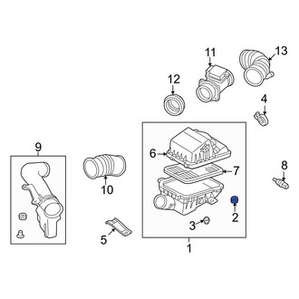 Mazda OE - Air Filter Housing Grommet