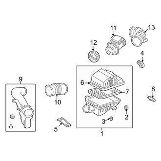 Mazda OE - Engine / Transaxle - Air Intake (2.5L)