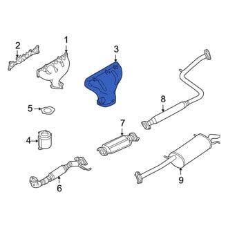 Mazda OE - Exhaust Manifold Heat Shield