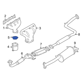 Mazda OE - Rear Catalytic Converter Gasket