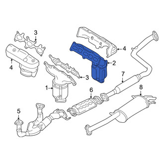 Mazda OE - Left Exhaust Manifold