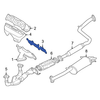 Mazda OE - Exhaust Manifold Gasket