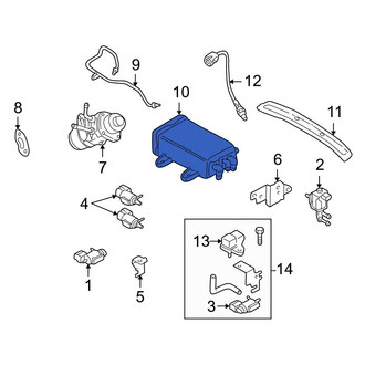 Mazda OE - Vacuum Reservoir