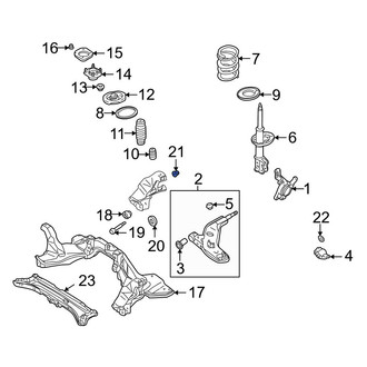 Mazda OE - Front Engine Cradle Nut
