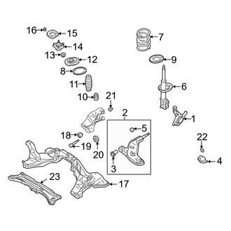 Mazda OE - Front Suspension - Suspension Components