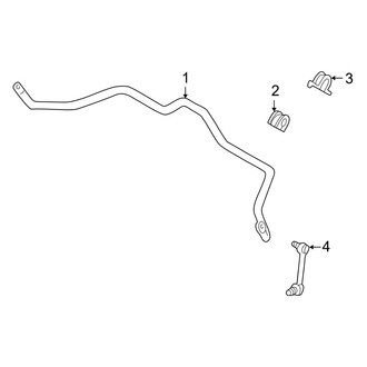 Mazda OE - Front Suspension - Stabilizer Bar & Components (DX / ES / LX)