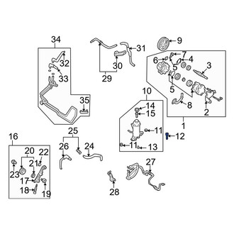 Mazda OE - Cruise Control Actuator Bolt