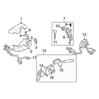 Mazda OE - Steering Column Lock Bolt