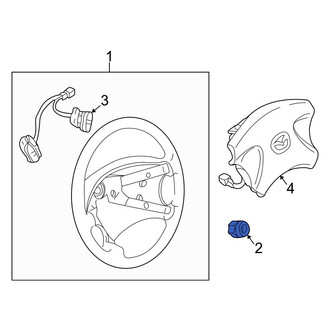Mazda OE - Steering Wheel Nut