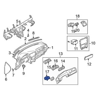 Mazda OE - Dashboard Air Vent