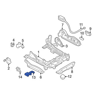 Mazda OE - Rear Right Seat Track Cover