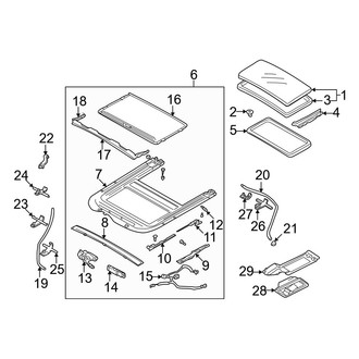 Mazda OE - Roof - Sunroof (With Sunroof)