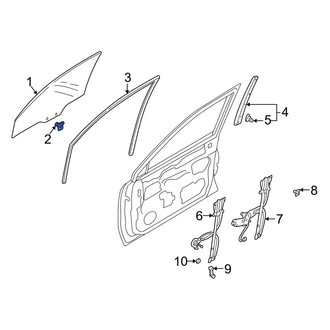 Mazda OE - Rear Door Glass Grommet