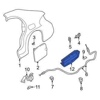 Mazda OE - Rear Quarter Panel Vent