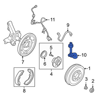 Mazda OE - Rear Right Brake Hydraulic Hose