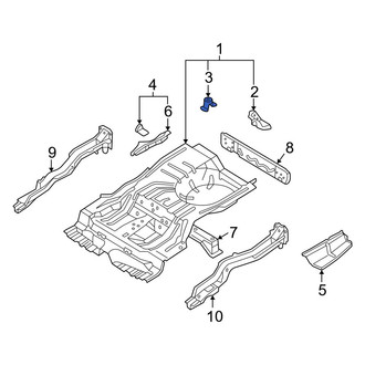 Mazda OE - Spare Tire Bracket