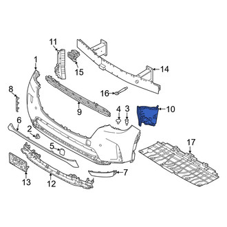Mazda OE - Front Left Brake Air Duct