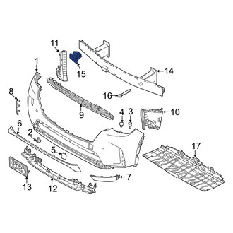 Mazda OE - Front Right Bumper Impact Bar Bracket