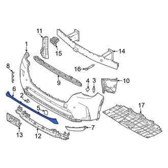 Mazda OE - Front Center Bumper Trim