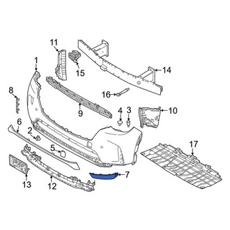 Mazda OE - Rear Left Bumper Trim