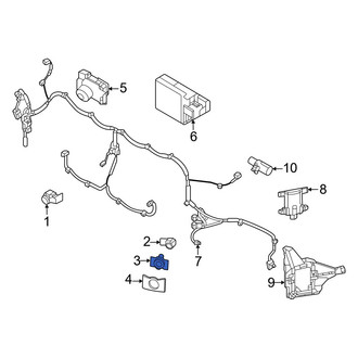 Mazda OE - Rear Left Outer Parking Aid Sensor Housing