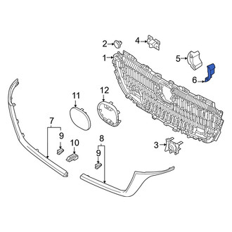 Mazda OE - Left Cruise Control Distance Sensor Bracket