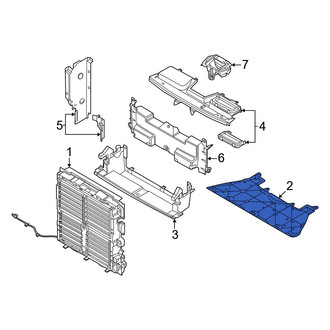 Mazda OE - Front Radiator Support Splash Shield