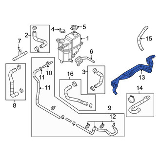Mazda OE - Engine Coolant Pipe