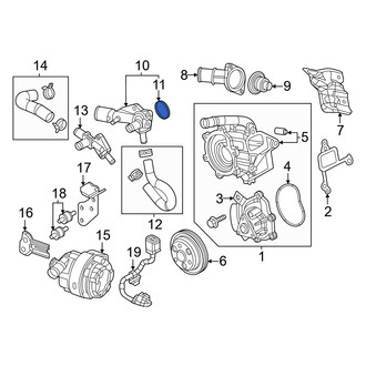 Mazda OE - Engine Coolant Outlet Gasket