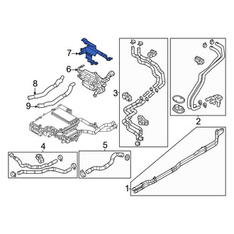 Mazda OE - HVAC Heater Core Bracket