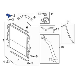 Mazda OE - Radiator Mount Bracket