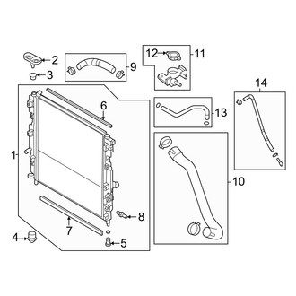 Mazda OE - Cooling - Radiator & Components (Primary)